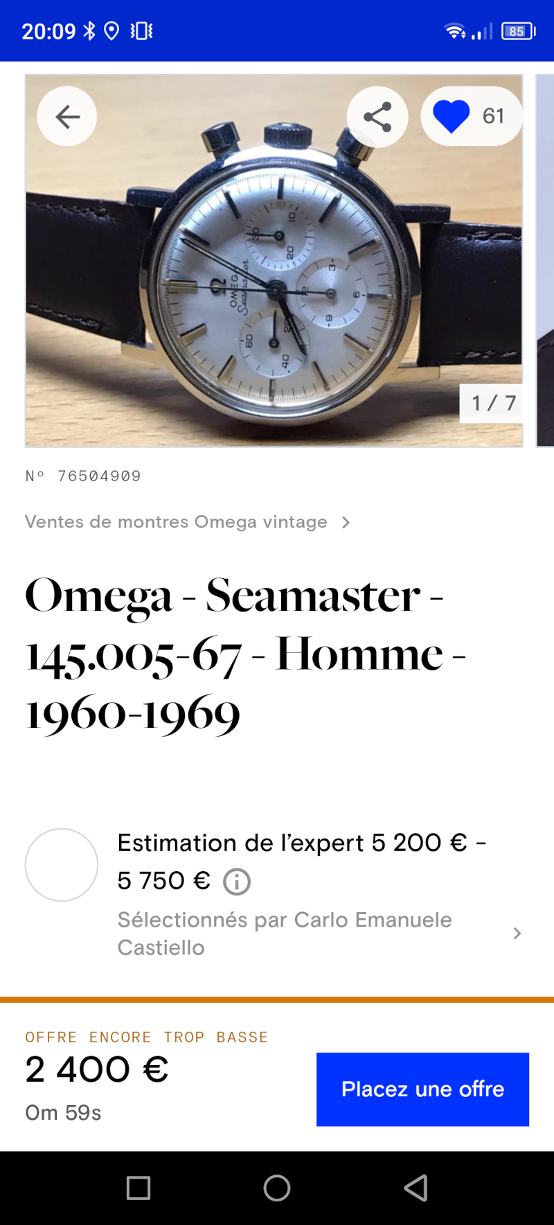 Catawiki montre discount